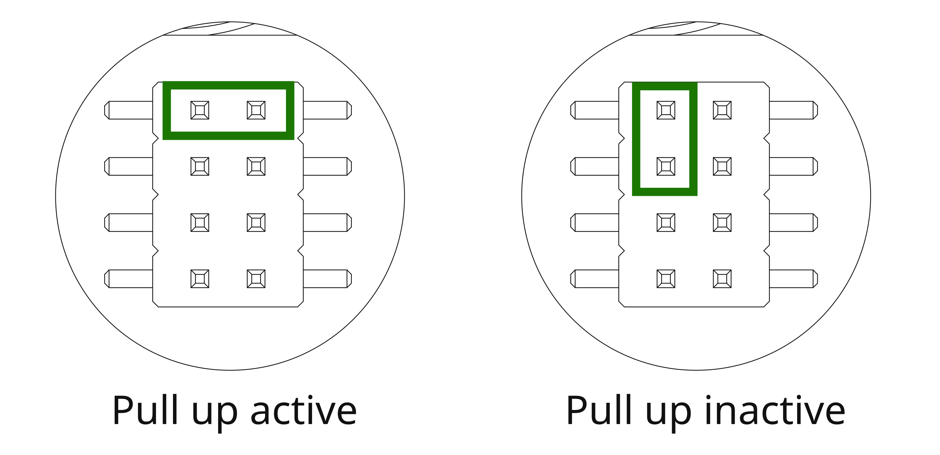 Prunt Board 3 fan pull-up jumper active position
