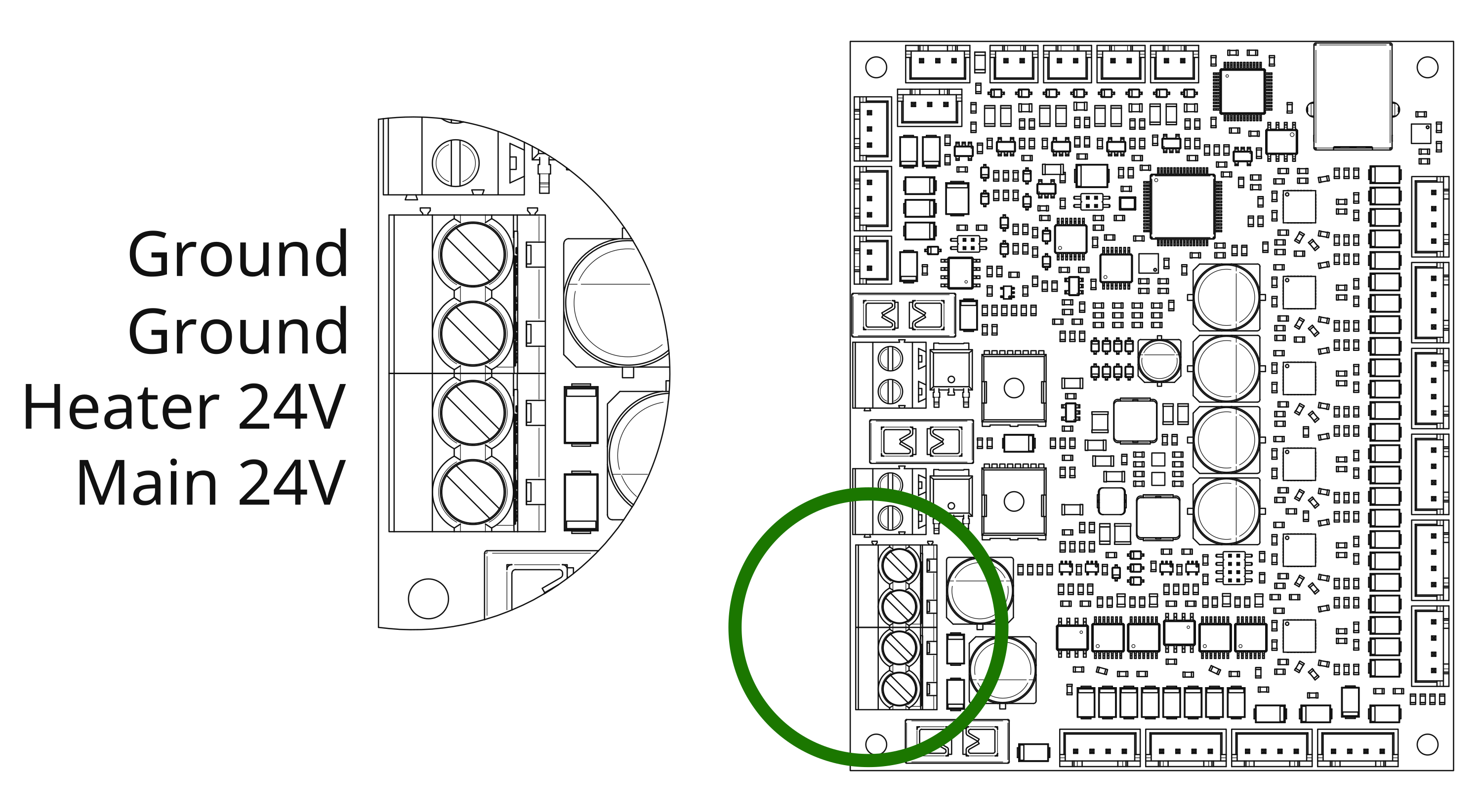 Prunt Board 3 power input